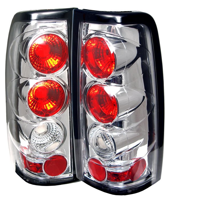 Spyder Altezza Chrome Tail Lights Chevrolet Silverado & GMC Sierra 1500/2500/3500 03-06