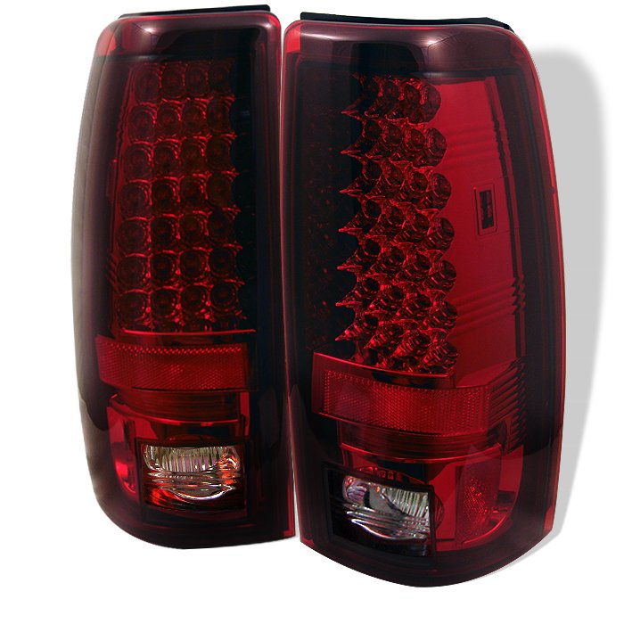 Spyder LED Red/Clear Tail Lights Chevrolet Silverado & GMC Sierra 1500/2500/3500 03-06