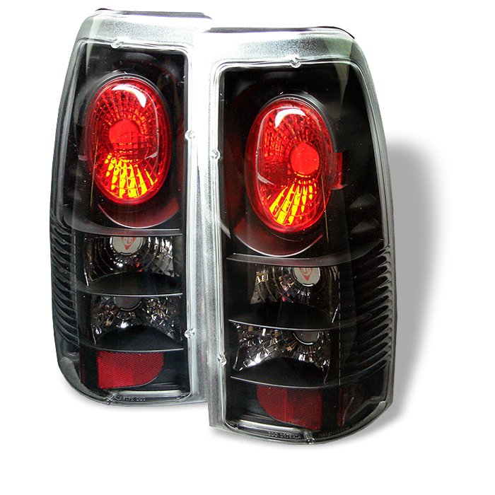 Spyder Altezza Black Tail Lights Chevrolet Silverado & GMC Sierra 1500/2500/3500 99-02