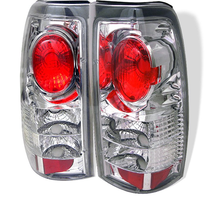 Spyder Altezza Chrome Tail Lights Chevrolet Silverado & GMC Sierra 1500/2500/3500 99-02