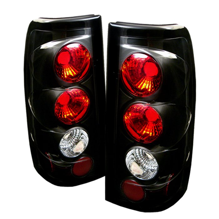 Spyder Altezza Black Tail Lights G2 Version Chevrolet Silverado & GMC Sierra 1500/2500/3500 99-02