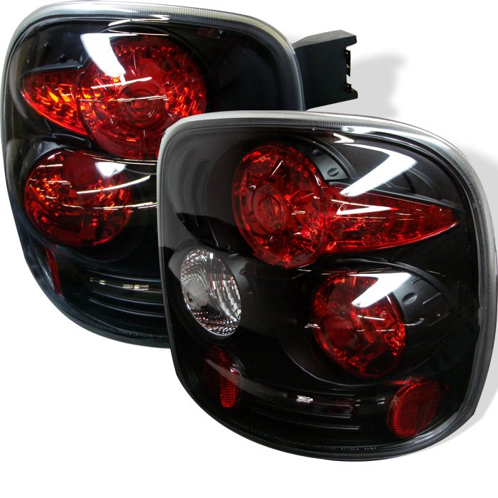 Spyder Altezza Black Tail Lights Chevrolet Silverado Stepside 99-04