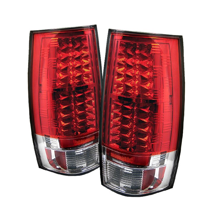 Spyder LED Red/Clear Tail Lights Chevrolet Suburban & Chevrolet Tahoe / GMC Yukon & XL 1500 2500 07-10