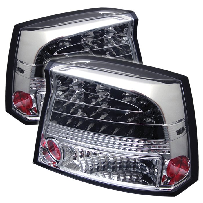 Spyder LED Chrome Tail Lights Dodge Charger 05-08