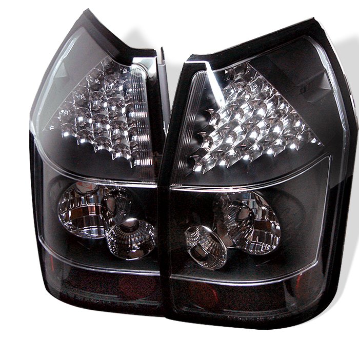 Spyder LED Black Tail Lights Dodge Magnum 05-08