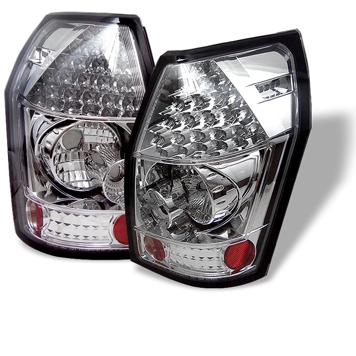 Spyder LED Chrome Tail Lights Dodge Magnum 05-08