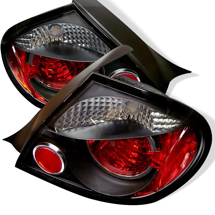 Spyder Altezza Black Tail Lights Dodge Neon 03-05