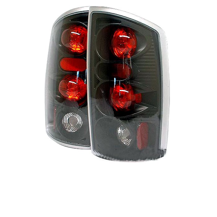 Spyder Altezza Black Tail Lights Dodge Ram 1500 2500 3500 02-06