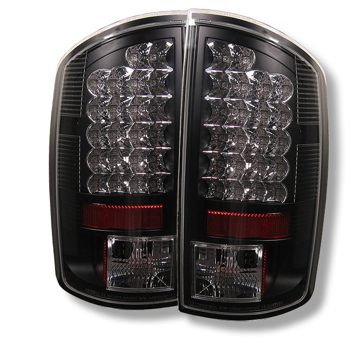 Spyder LED Black Tail Lights Dodge Ram 1500 2500 3500 02-06