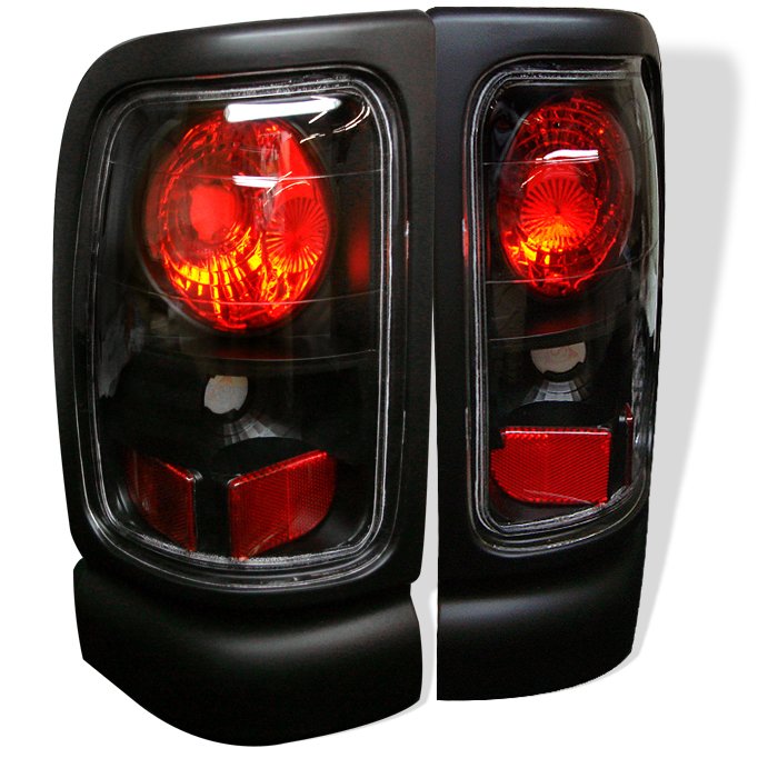 Spyder Altezza Black Tail Lights Dodge Ram 1500 2500 3500 94-01
