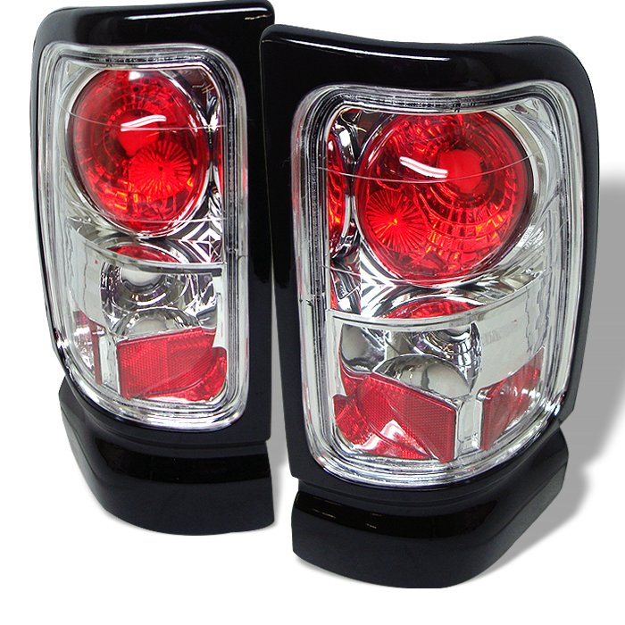 Spyder Altezza Chrome Tail Lights Dodge Ram 1500 2500 3500 94-01