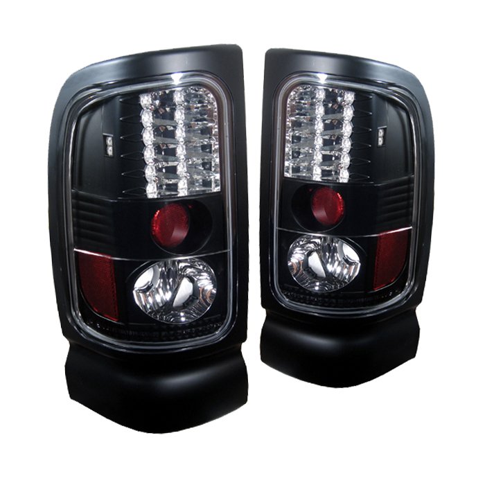 Spyder LED Black Tail Lights Dodge Ram 1500 2500 3500 94-01