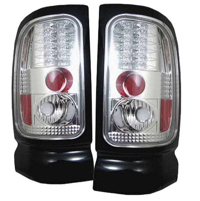 Spyder LED Chrome Tail Lights Dodge Ram 1500 2500 3500 94-01