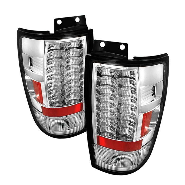 Spyder Version 2 LED Chrome Tail Lights Ford Expedition 97-02