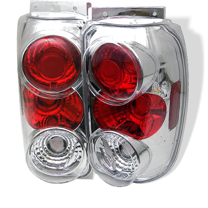 Spyder Altezza Chrome Tail Lights Ford Explorer 95-97