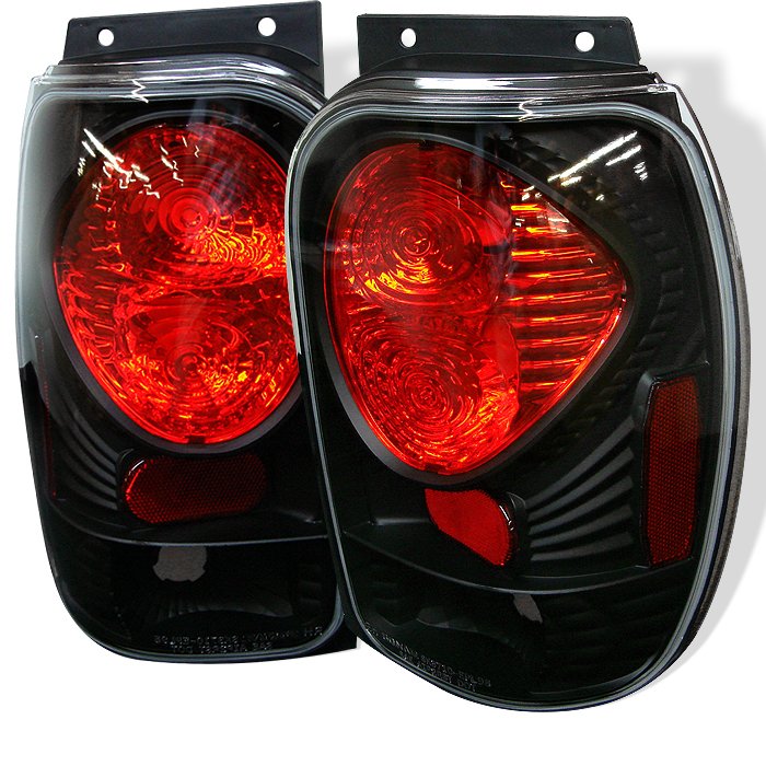 Spyder Altezza Black Tail Lights Ford Explorer 98-01 Except 01 Sport & Sport Trac