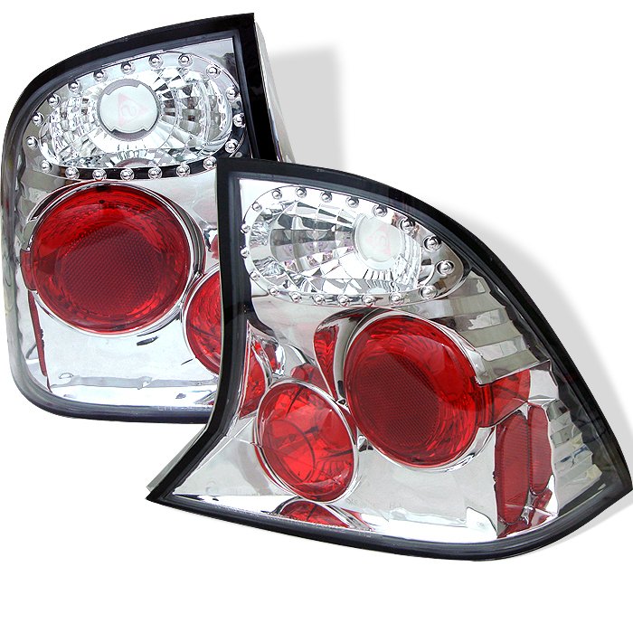 Spyder Altezza Chrome Tail Lights Ford Focus 4Dr 00-04