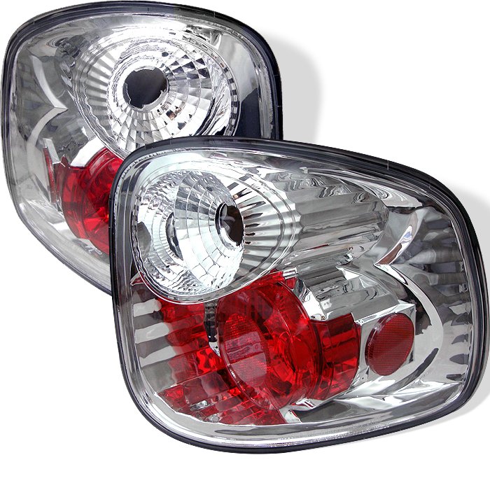 Spyder Altezza Chrome Tail Lights Ford F150 Flareside 01-03