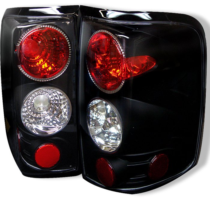 Spyder Altezza Black Tail Lights Ford F150 Styleside 04-08