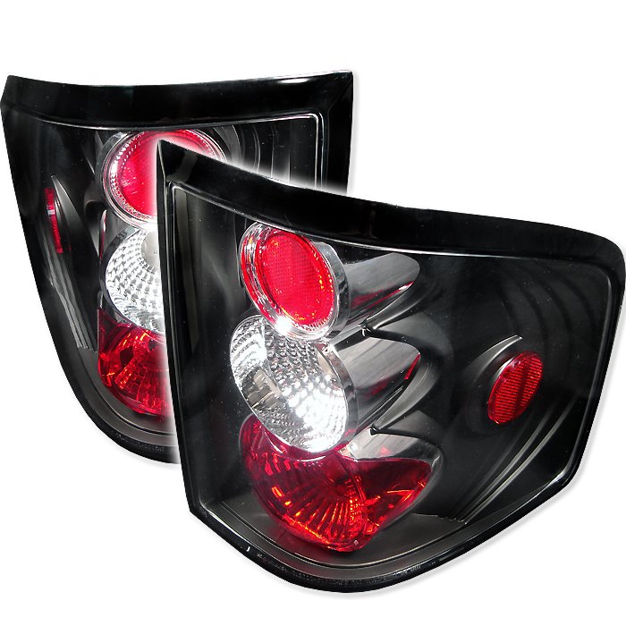 Spyder Altezza Black Tail Lights Ford F150 Flareside 04-08