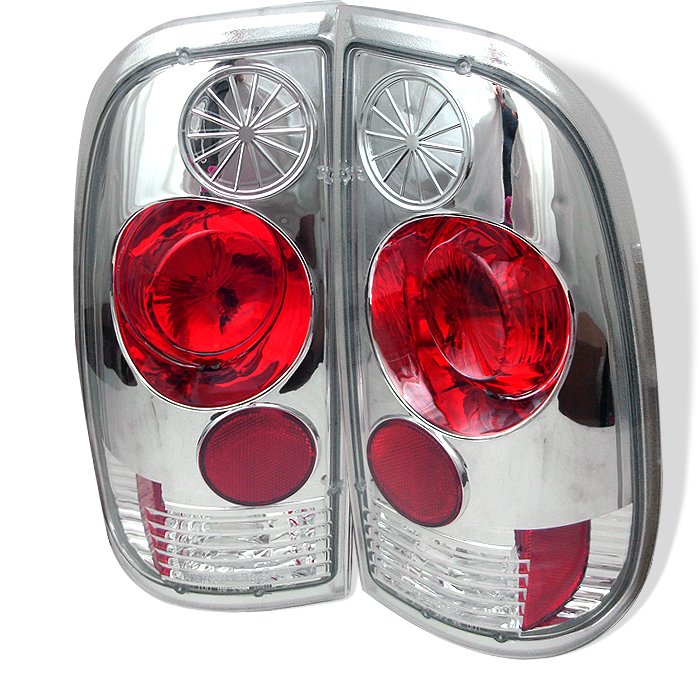 Spyder Altezza Chrome Tail Lights Ford F150 Styleside 97-03 F250 350 450 550 Super Duty 99-07