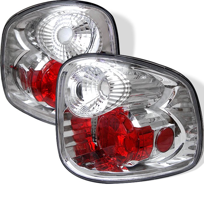 Spyder Altezza Chrome Tail Lights Ford F150 Flareside 97-00