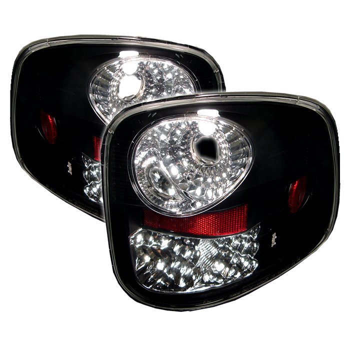 Spyder LED Black Tail Lights Ford F150 Flareside 97-03