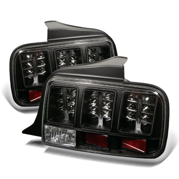 Spyder LED Black Tail Lights Ford Mustang 05-09