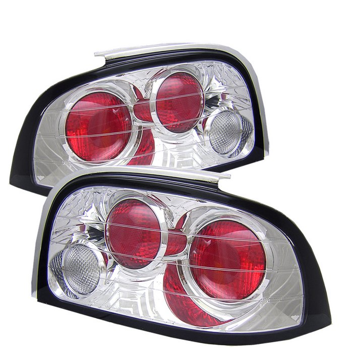 Spyder Altezza Chrome Tail Lights Ford Mustang 94-95