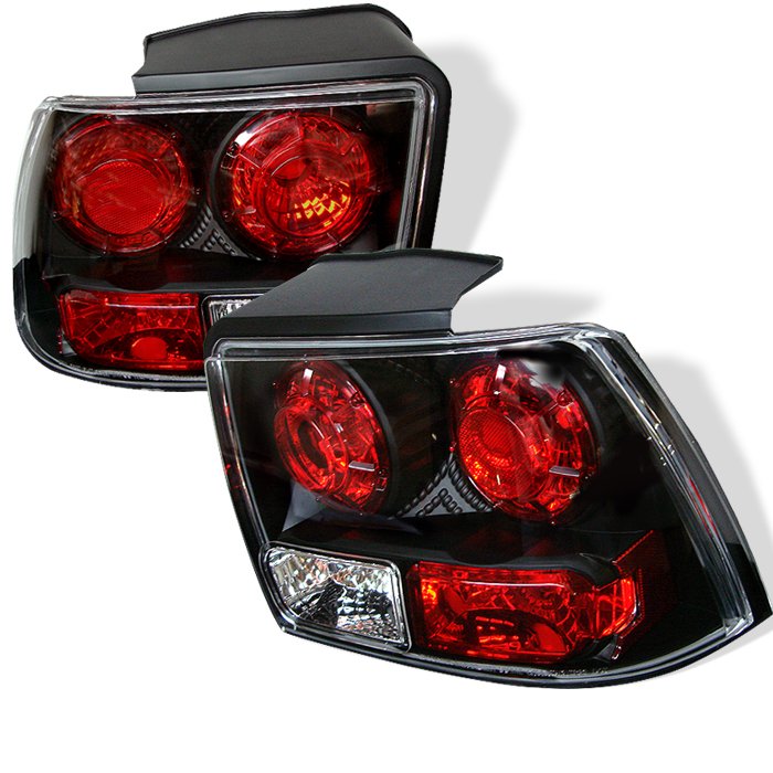 Spyder Altezza Black Tail Lights Ford Mustang 99-04