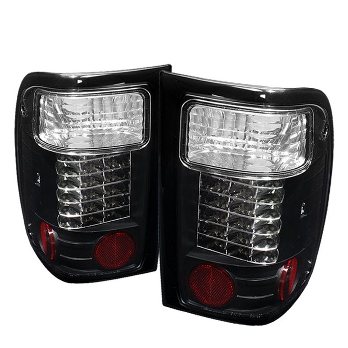 Spyder LED Black Tail Lights Ford Ranger 01-05