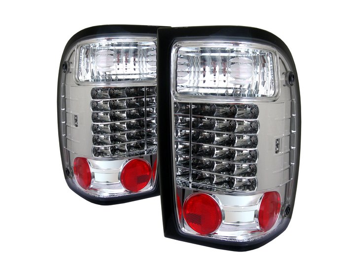 Spyder LED Chrome Tail Lights Ford Ranger 01-05