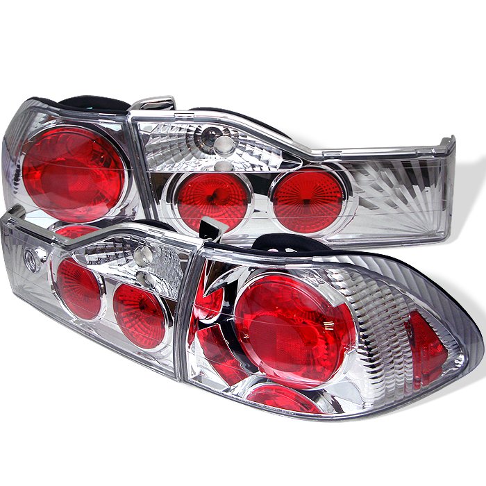 Spyder Altezza Chrome Tail Lights Honda Accord 4Dr 01-02