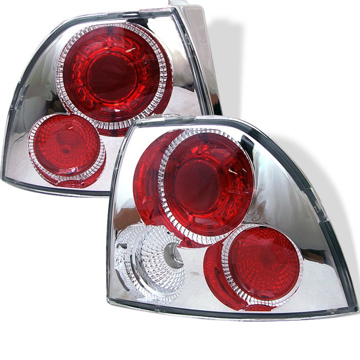 Spyder Altezza Chrome Tail Lights Honda Accord 94-95