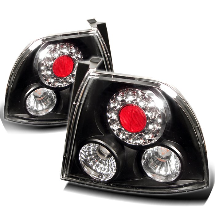 Spyder LED Black Tail Lights Honda Accord 94-95