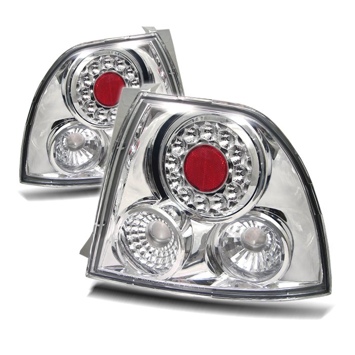 Spyder LED Chrome Tail Lights Honda Accord 94-95