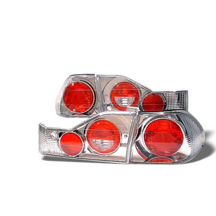 Spyder 4Dr Altezza Chrome Tail Lights Honda Accord 98-00