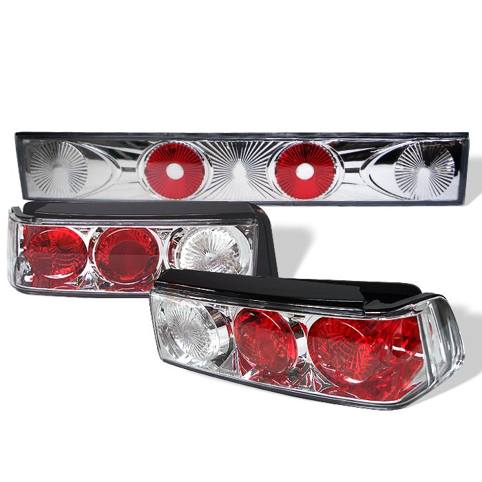 Spyder 3Dr Altezza Chrome Tail Lights Honda Civic 88-91