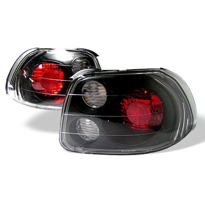 Spyder Altezza Black Tail Lights Honda Del Sol 93-97