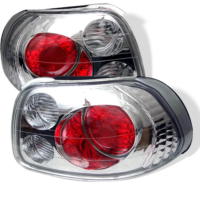 Spyder Altezza Chrome Tail Lights Honda Del Sol 93-97