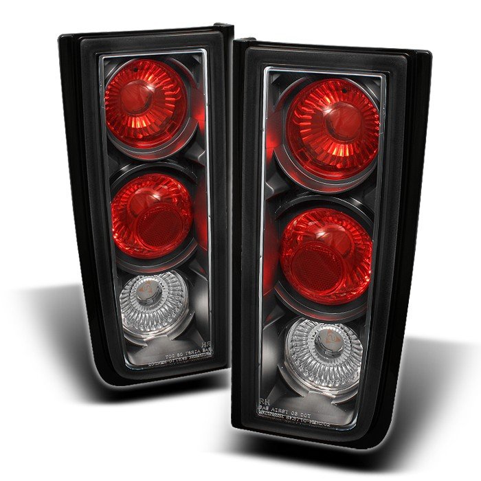 Spyder Altezza Black Tail Lights Hummer H2 01-05