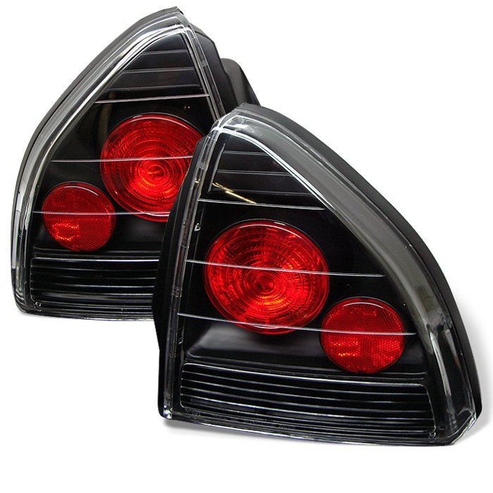 Spyder Altezza Black Tail Lights Honda Prelude 92-96