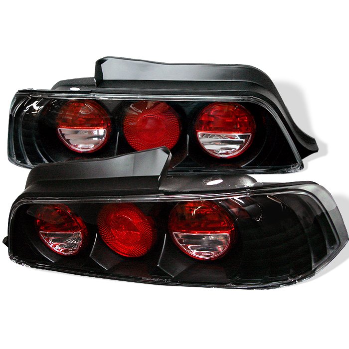 Spyder Altezza Black Tail Lights Honda Prelude 97-01