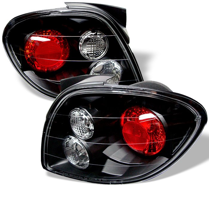Spyder Altezza Black Tail Lights Hyundai Tiburon 00-02