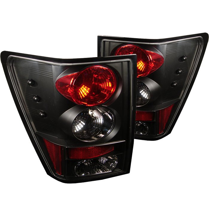 Spyder Black Tail Lights Jeep Grand Cherokee 05-07