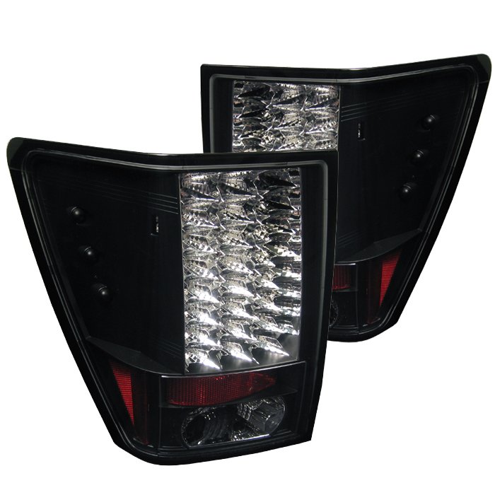 Spyder LED Black Tail Lights Jeep Grand Cherokee 05-06