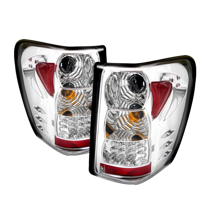 Spyder LED Chrome Tail Lights Version 2 Jeep Grand Cherokee 99-04