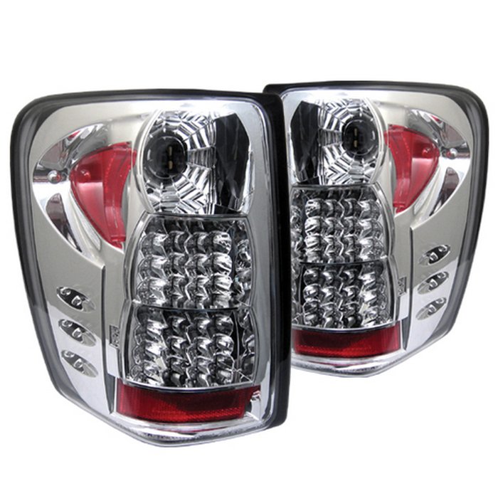 Spyder LED Chrome Tail Lights Jeep Grand Cherokee 99-04