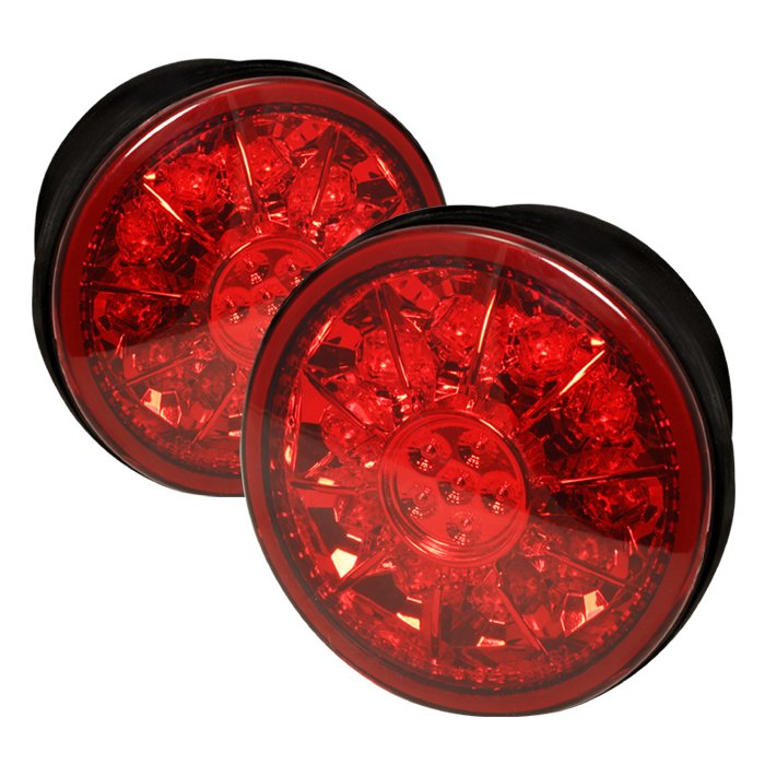 Spyder LED Trunk Red/Clear Tail Lights Lexus IS 300 01-03