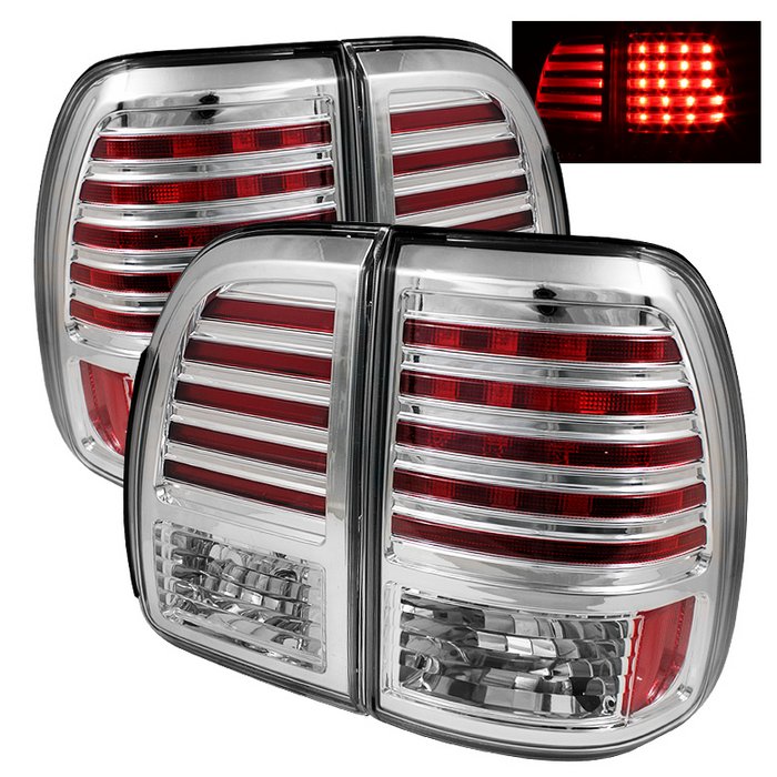 Spyder LED Chrome Tail Lights Lexus LX470 98-02